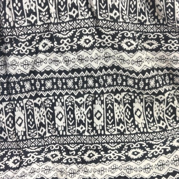 Summer Dress Butterfly Sleeve Long Loose Comfy Top Dress Black/Beige Size XL - Picture 10 of 12